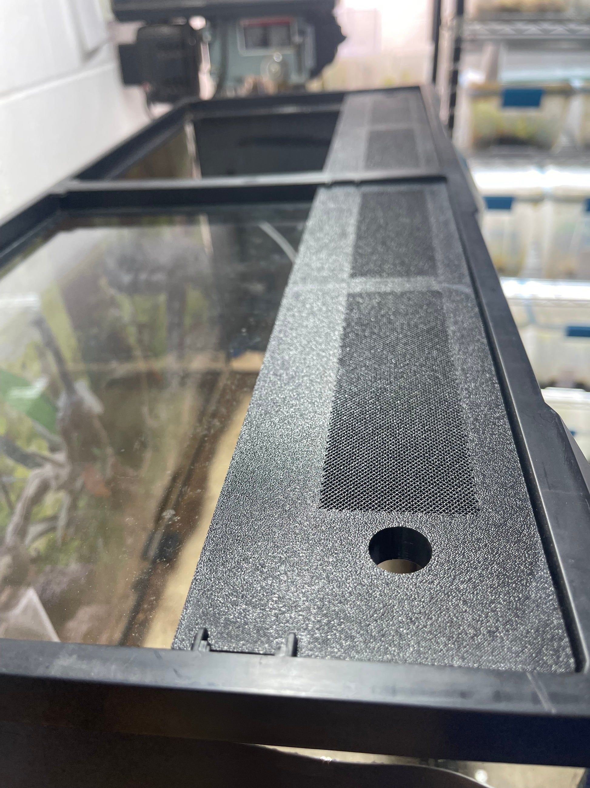 Custom Replacement Top for 36"Zoomed Terrariums – Humidity Retaining with Fly-Proof Ventilation Thrive Ecosystems