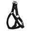 Nylon Flat Step-In Dog Harness Black 8" Dog Harnesses Dogline