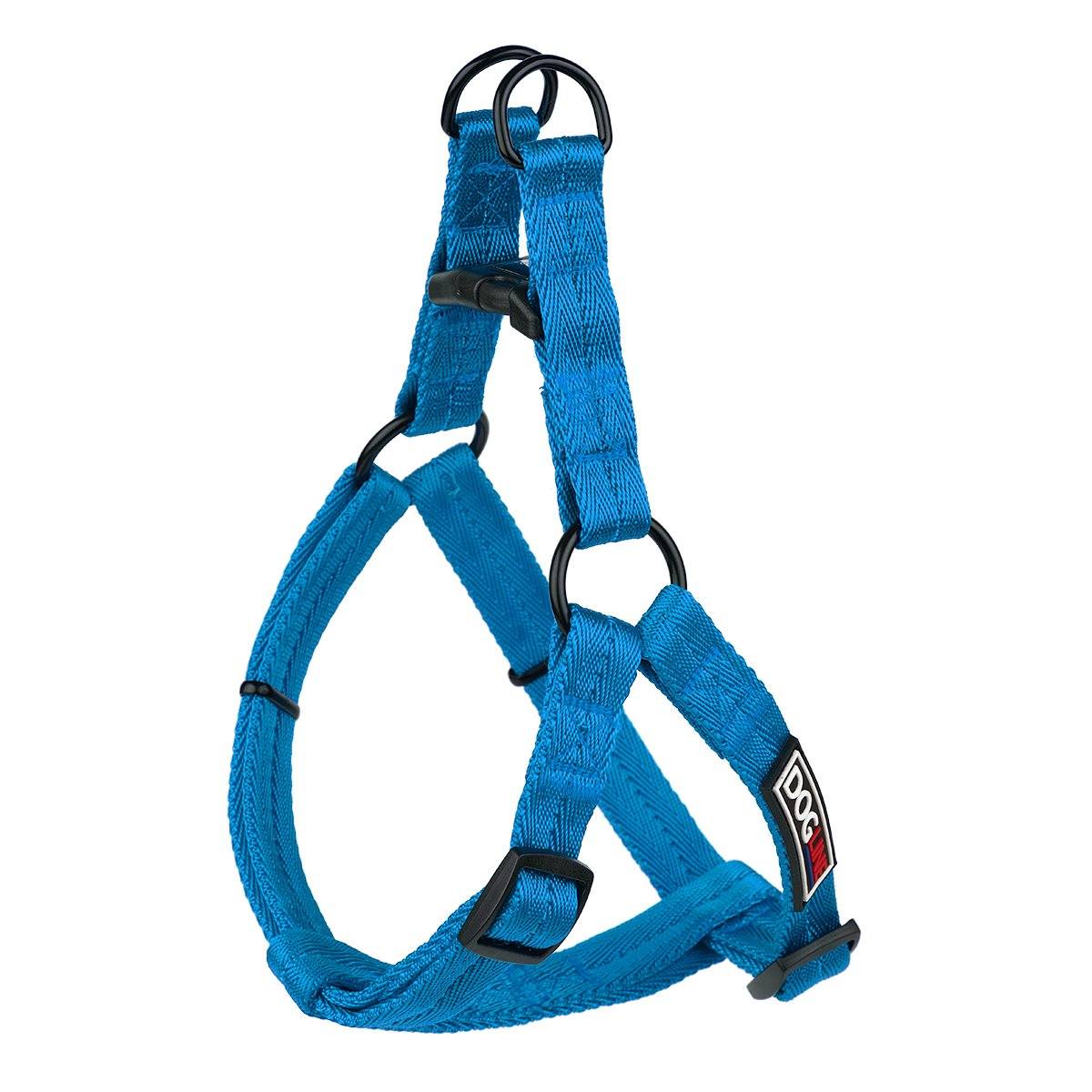 Nylon Flat Step-In Dog Harness Blue 8" Dog Harnesses Dogline