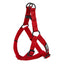 Nylon Flat Step-In Dog Harness Red 8" Dog Harnesses Dogline