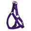 Nylon Flat Step-In Dog Harness Purple 8" Dog Harnesses Dogline
