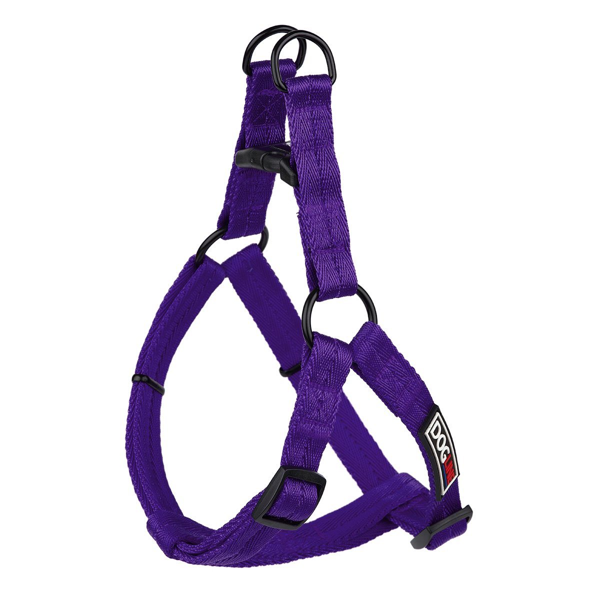 Nylon Flat Step-In Dog Harness Purple 8" Dog Harnesses Dogline