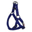 Nylon Flat Step-In Dog Harness Navy Blue 8" Dog Harnesses Dogline