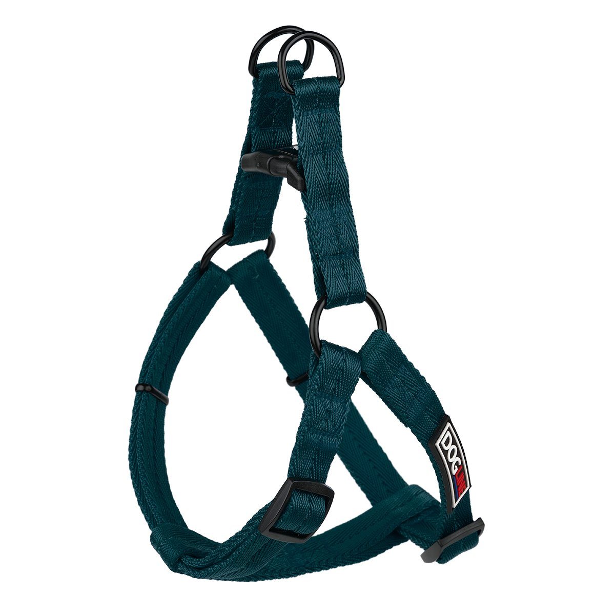 Nylon Flat Step-In Dog Harness Dark Teal 8" Dog Harnesses Dogline