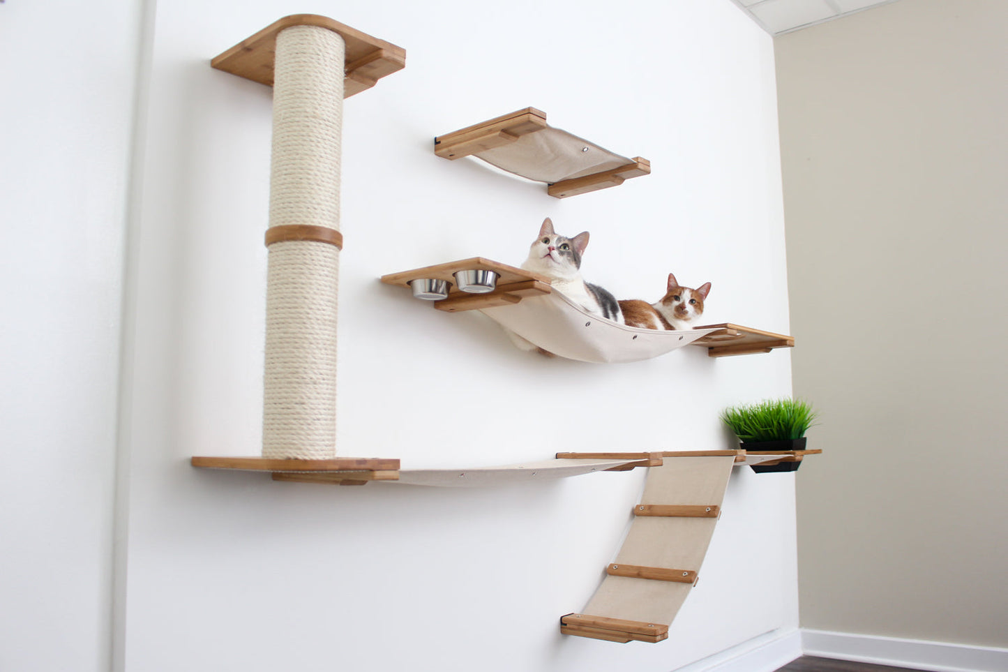 The Bunker - Multi Level Cat Tree with Perch Cat Condo Catastrophic Creations