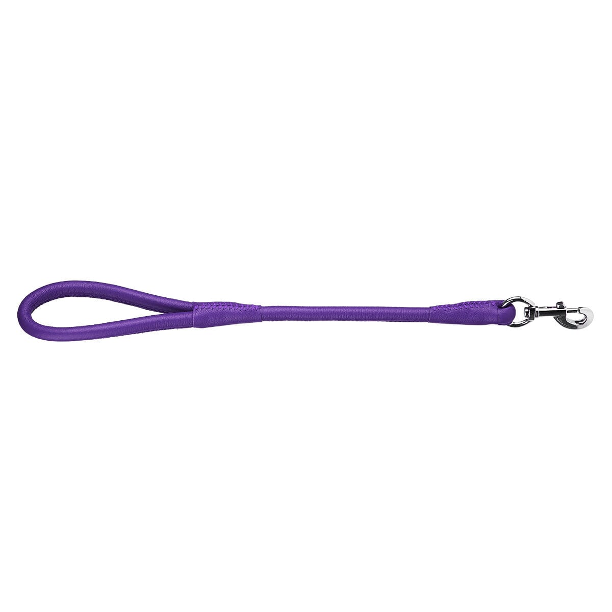 Soft Leather Round Traffic Lead Dog Leashes Dogline