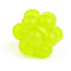 Rubber Bur Ball Neon Yellow Dog Toys Dogline