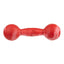Rubber Dumbbell Toy 5.5" Red Dog Toys Dogline