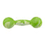 Rubber Dumbbell Toy 5.5" Green Dog Toys Dogline