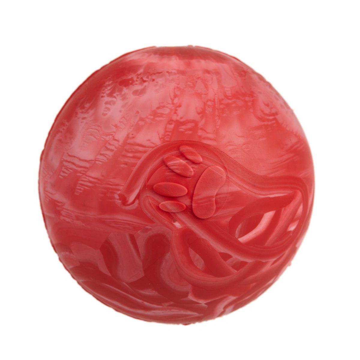 Rubber Euro Ball Red Dog Toys Dogline