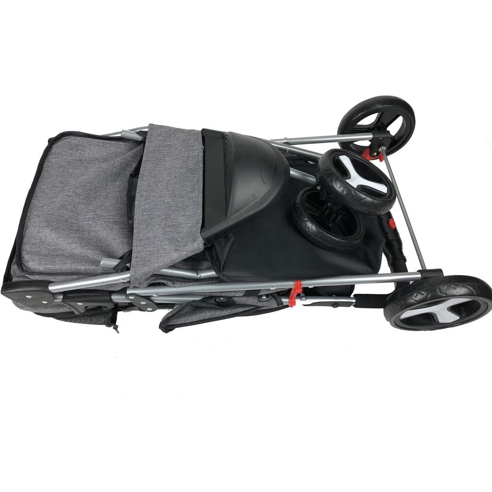 Casual Pet Stroller with a Removable Cup Holder Pet Carriers Dogline