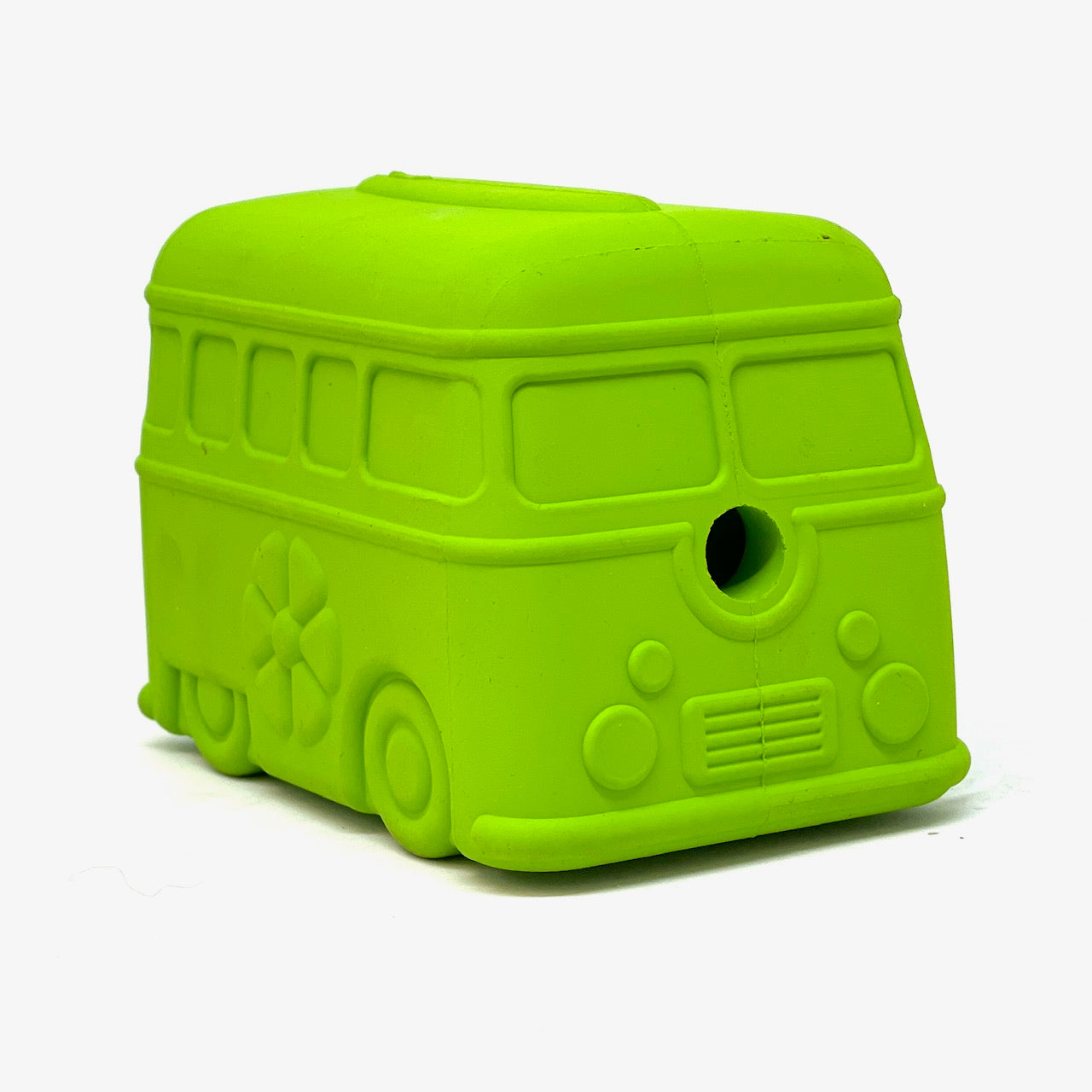 Surf's Up! Retro Van Durable Chew Toy & Treat Dispenser Surf's Up Van - Green Rubber Dog Toys SodaPup/True Dogs, LLC