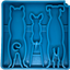 Waiting Dogs eTray - Shallow Slow Feeder Bowl & Lick Mat for Dogs | USA Made Waiting Dogs eTray- blue ETRAY SodaPup/True Dogs, LLC