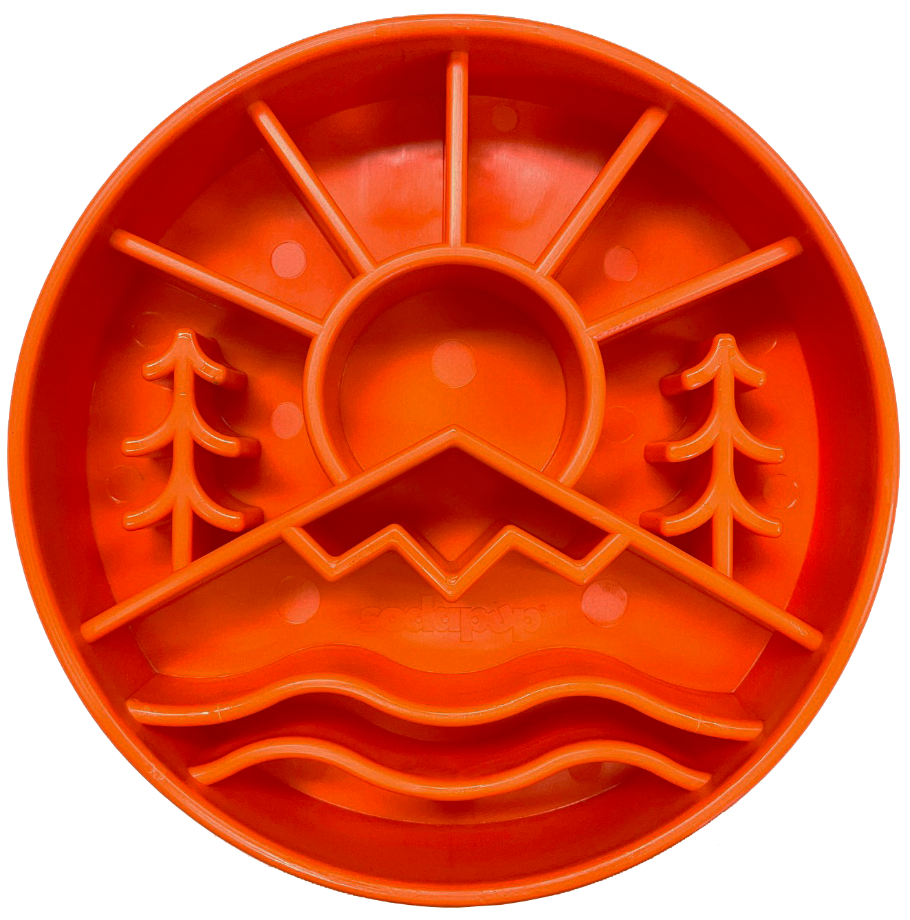 Great Outdoors eBowl - Slow Feeder Dog Bowl & Enrichment | USA Made Great Outdoors ebowl - orange EBOWL SodaPup/True Dogs, LLC