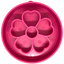 Flower eBowl Deep Slow Feeder Dog Bowl for Enrichment | USA Made Flower Bowl - Pink EBOWL SodaPup/True Dogs, LLC
