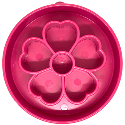 Flower eBowl Deep Slow Feeder Dog Bowl for Enrichment | USA Made Flower Bowl - Pink EBOWL SodaPup/True Dogs, LLC