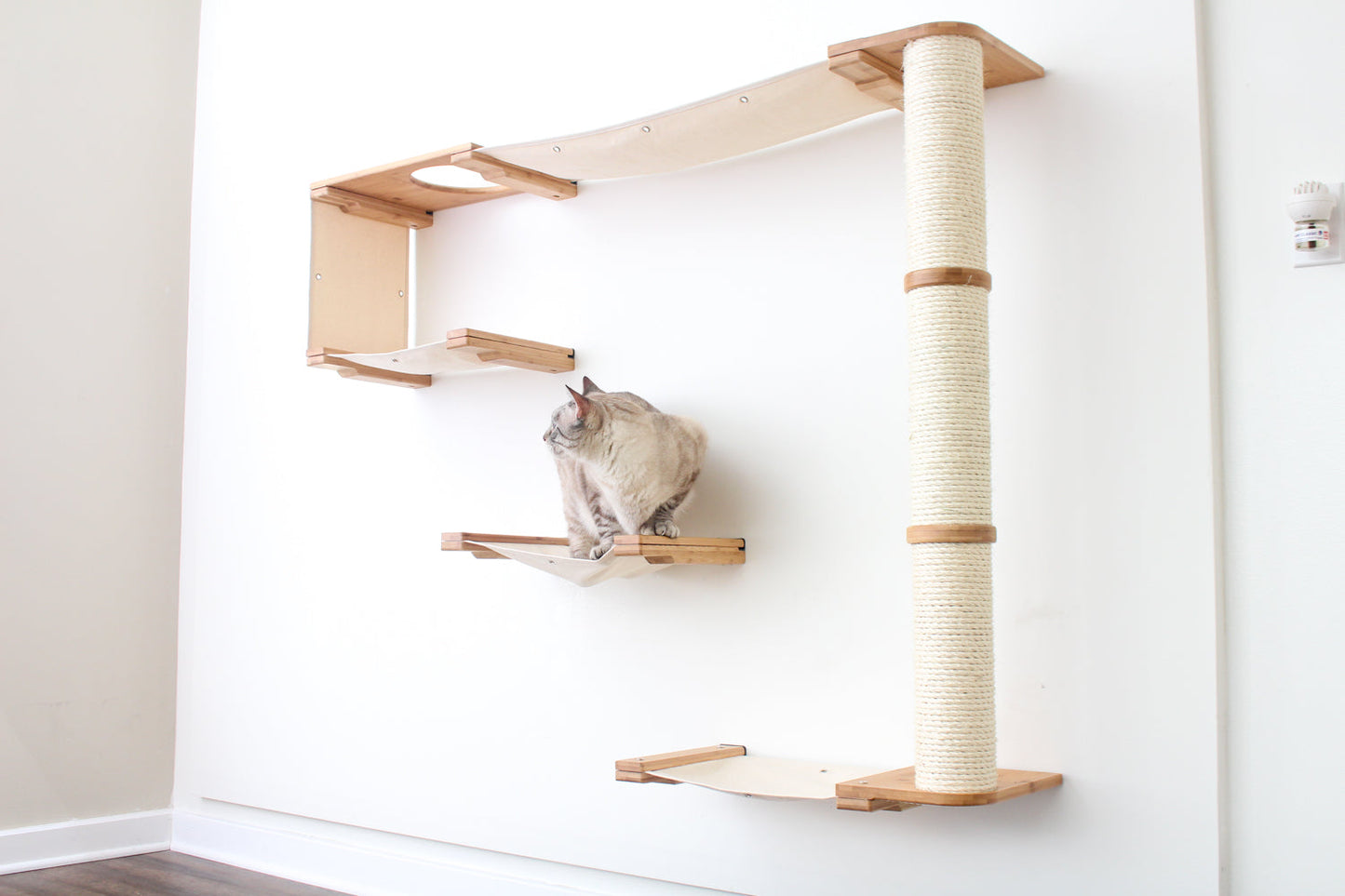The Climb Condo - Cat Wall Climbing System Cat Condo Catastrophic Creations