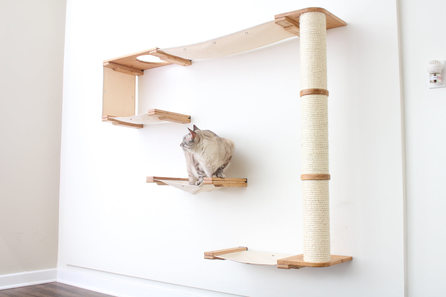 The Climb Condo - Cat Wall Climbing System Cat Condo Catastrophic Creations