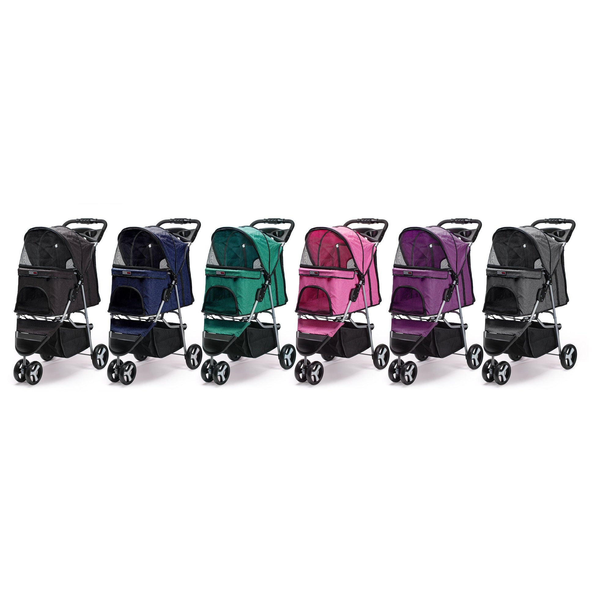 Casual Pet Stroller with a Removable Cup Holder Pet Carriers Dogline