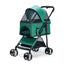 Executive Pet Stroller with a Removable Cradle Teal Pet Carriers Dogline