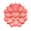 Mandala Softie eTray Shallow Slow Feeder with Suction Cups | USA Made Pastel Pink Mandala Softie ETRAY SodaPup/True Dogs, LLC