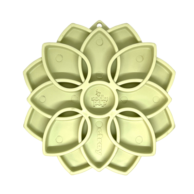 Mandala Softie eTray Shallow Slow Feeder with Suction Cups | USA Made Pastel Green Mandala Softie ETRAY SodaPup/True Dogs, LLC