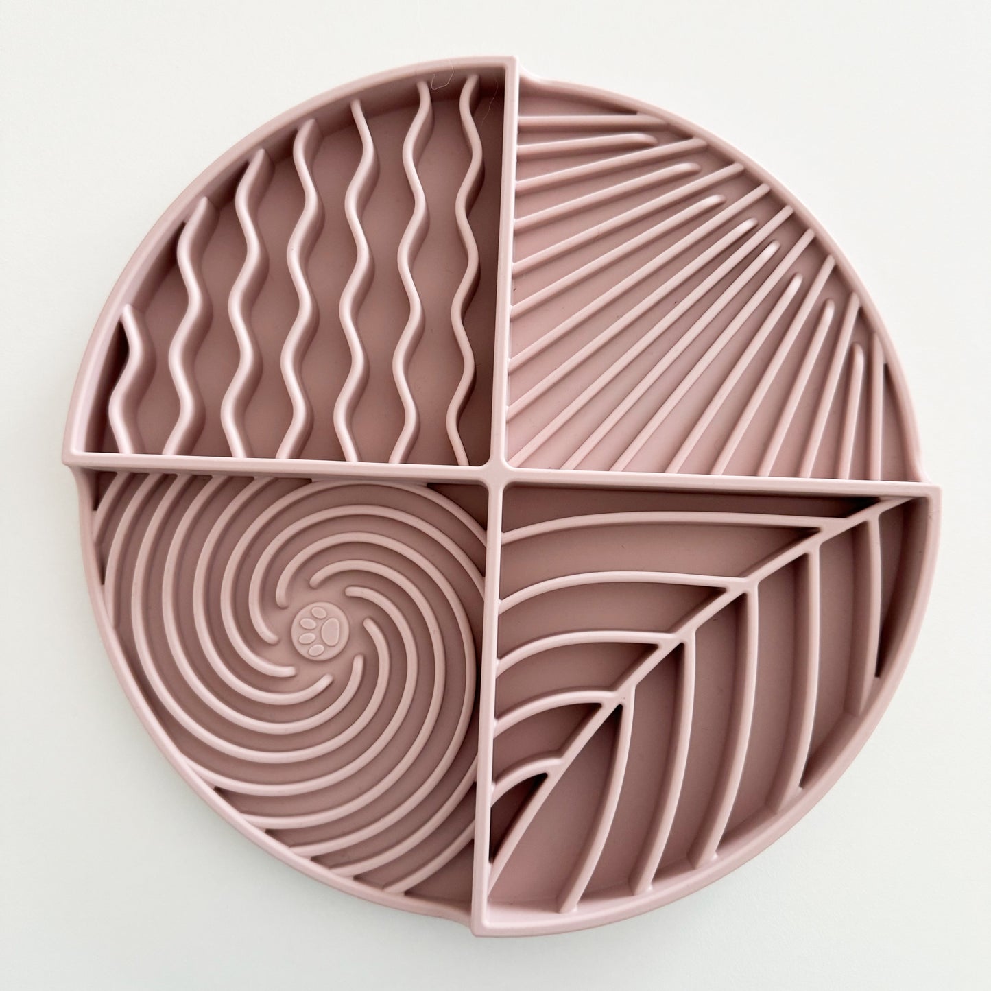 Lick Mat Circle Rose Lick Mat FURLOU