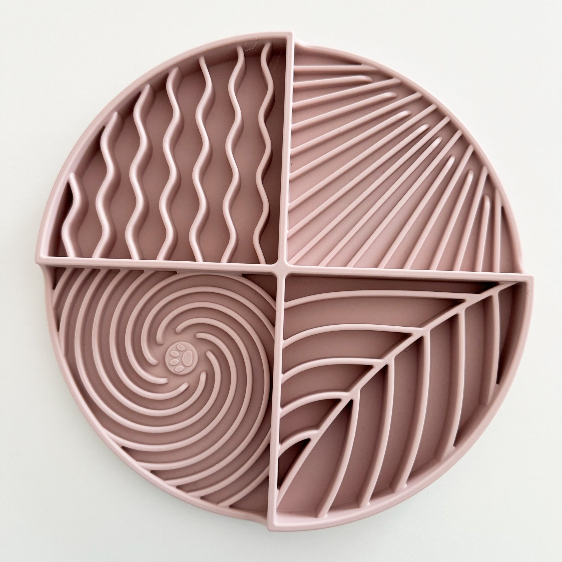 Lick Mat Circle Rose Lick Mat FURLOU