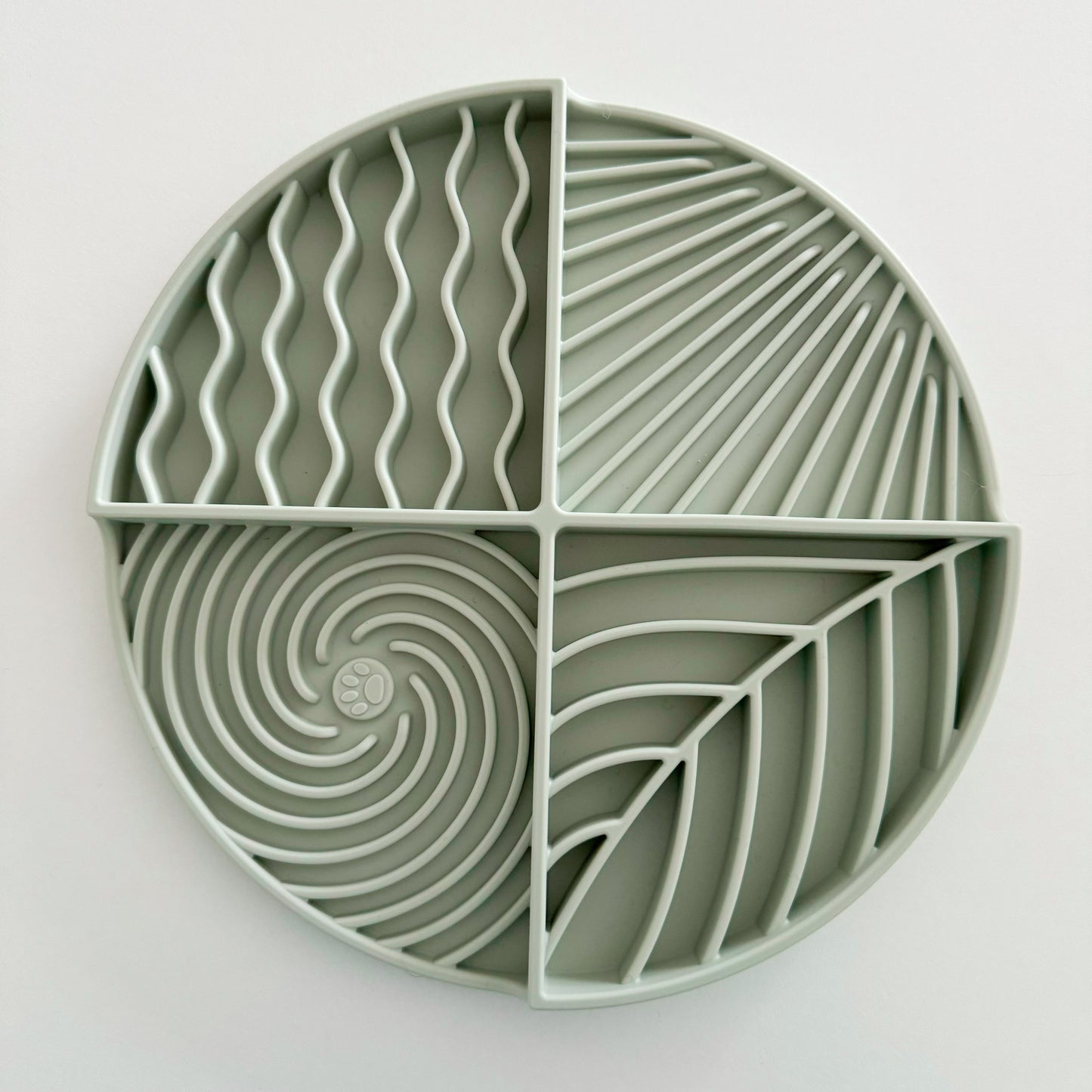 Lick Mat Circle Green Lick Mat FURLOU