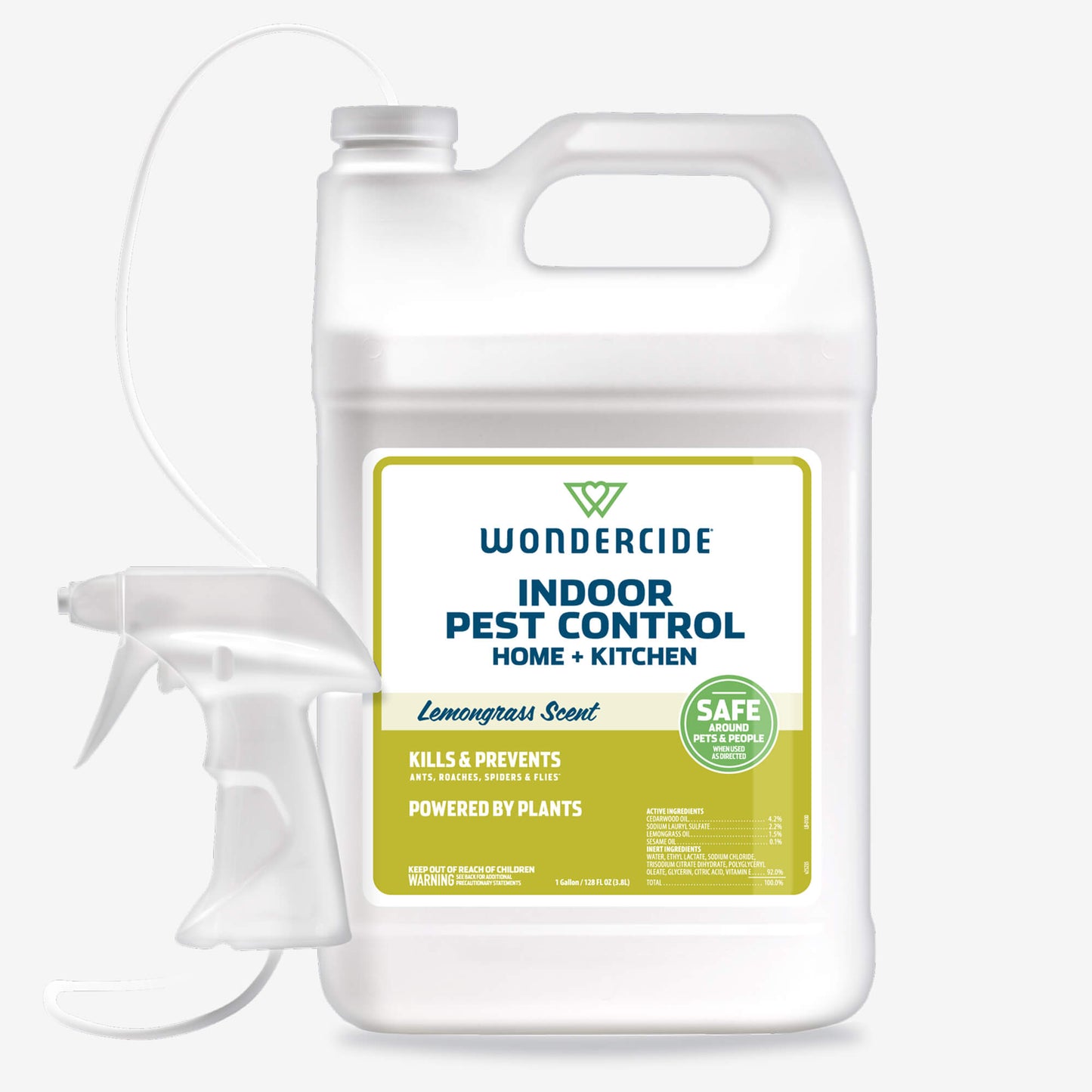 Indoor Pest Control for Home + Kitchen Lemongrass 128oz Gallon sale Wondercide