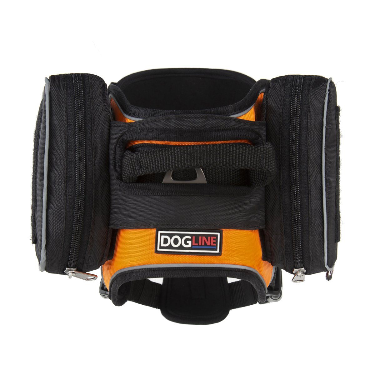 Quest Removable Utility Saddlebags + Built-In Waste Bag Dispenser Dog Harnesses Dogline