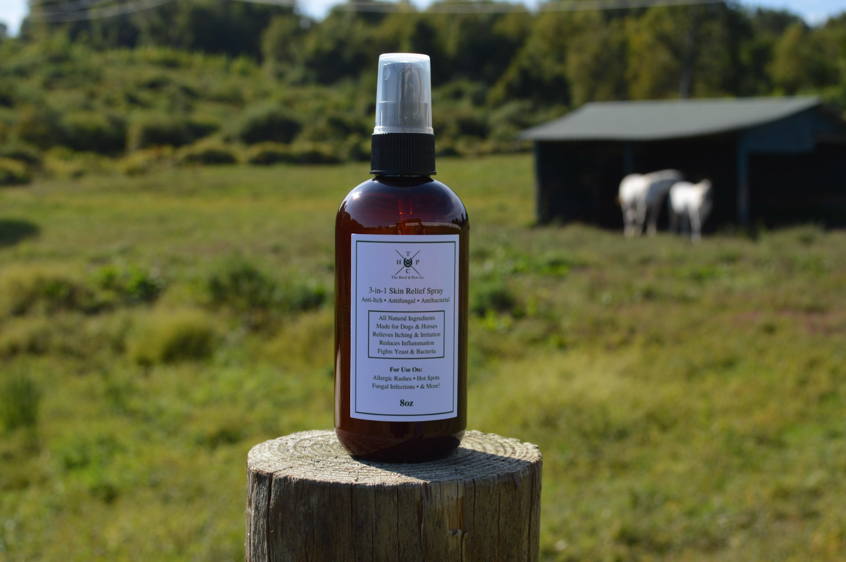 3-in-1 Skin Relief Spray for Dogs & Horses The Hoof & Paw Co.