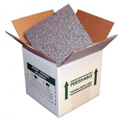 Live Animal Carbon Insulated Shipping Boxes 6x6x6 - 20 pack Shipping ReptiChip LLC