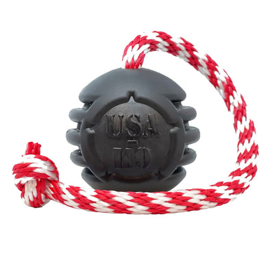 USA-K9 Magnum Stars and Stripes Rubber Dog Toy | K9 Handler Reward Toy | USA Made Rubber Dog Toys SodaPup/True Dogs, LLC