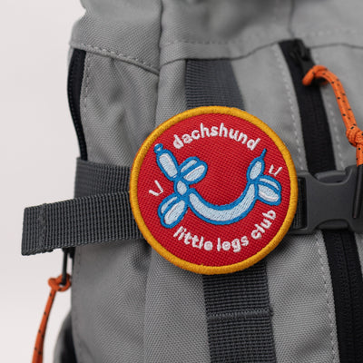 Dachshund Little Legs Club Patch Hook & Loop Patch K9 Sport Sack