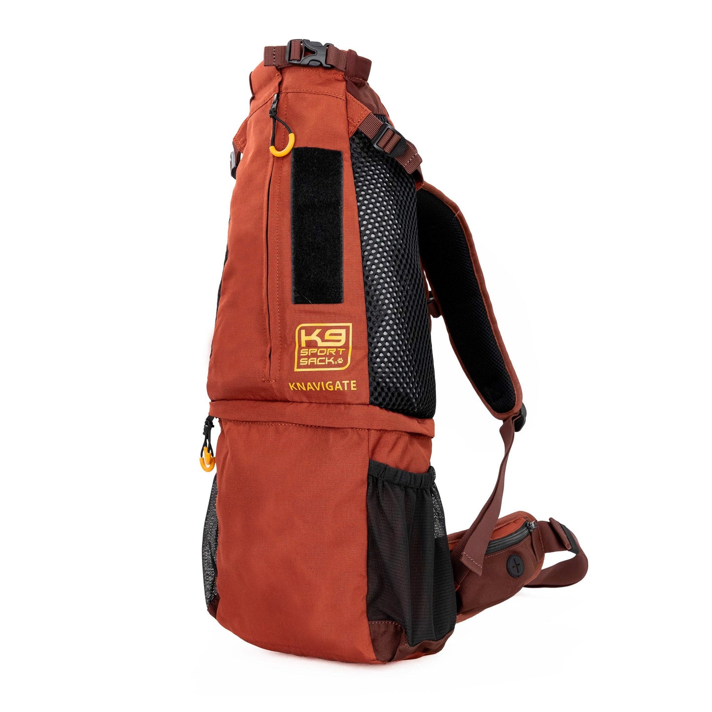 Knavigate | Advanced Dog Carrier with Internal Frame & Hip Belt X-Small (9"-12" from collar to tail) Dune Red Carriers K9 Sport Sack