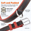 Soft Leather Dual-Color Flat Dog Collar Dog Collar Dogline