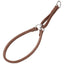 Soft Leather Round Martingale Collar Brown Dog Collars Dogline