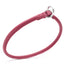 Soft Leather Round Slip Collar Pink 3 8" Dog Collars Dogline