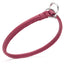 Soft Leather Round Slip Collar Pink 1 4" Dog Collars Dogline