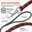 Soft Leather Dual-Color Braided Round Lead Dog Leashes Dogline