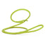 Soft Leather Round Slip Lead for Dogs Lime Green 6' 3 8" Dog Leashes Dogline