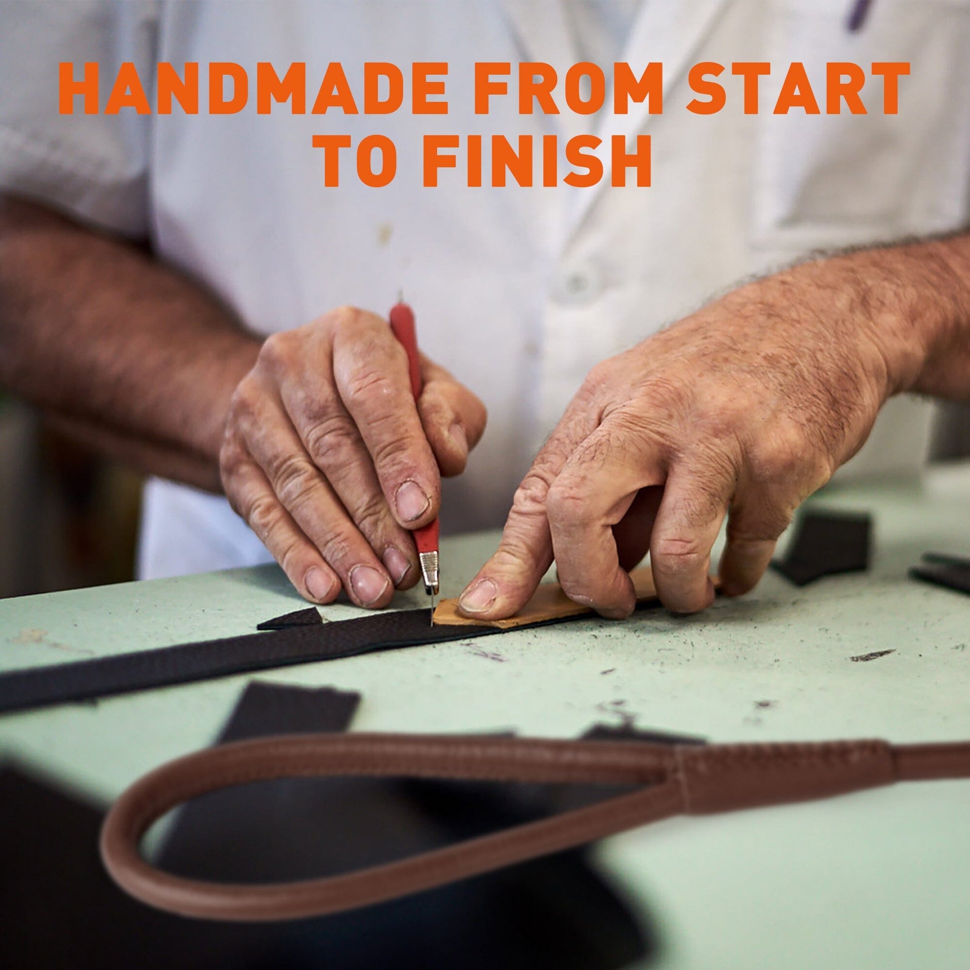 Soft Leather Round Slip Lead for Dogs Dog Leashes Dogline