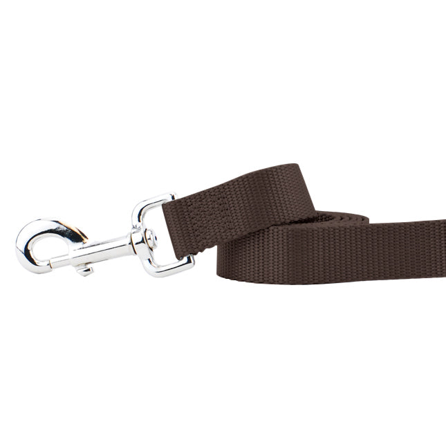 Brown Nylon Dog Leash 2 Hounds Design