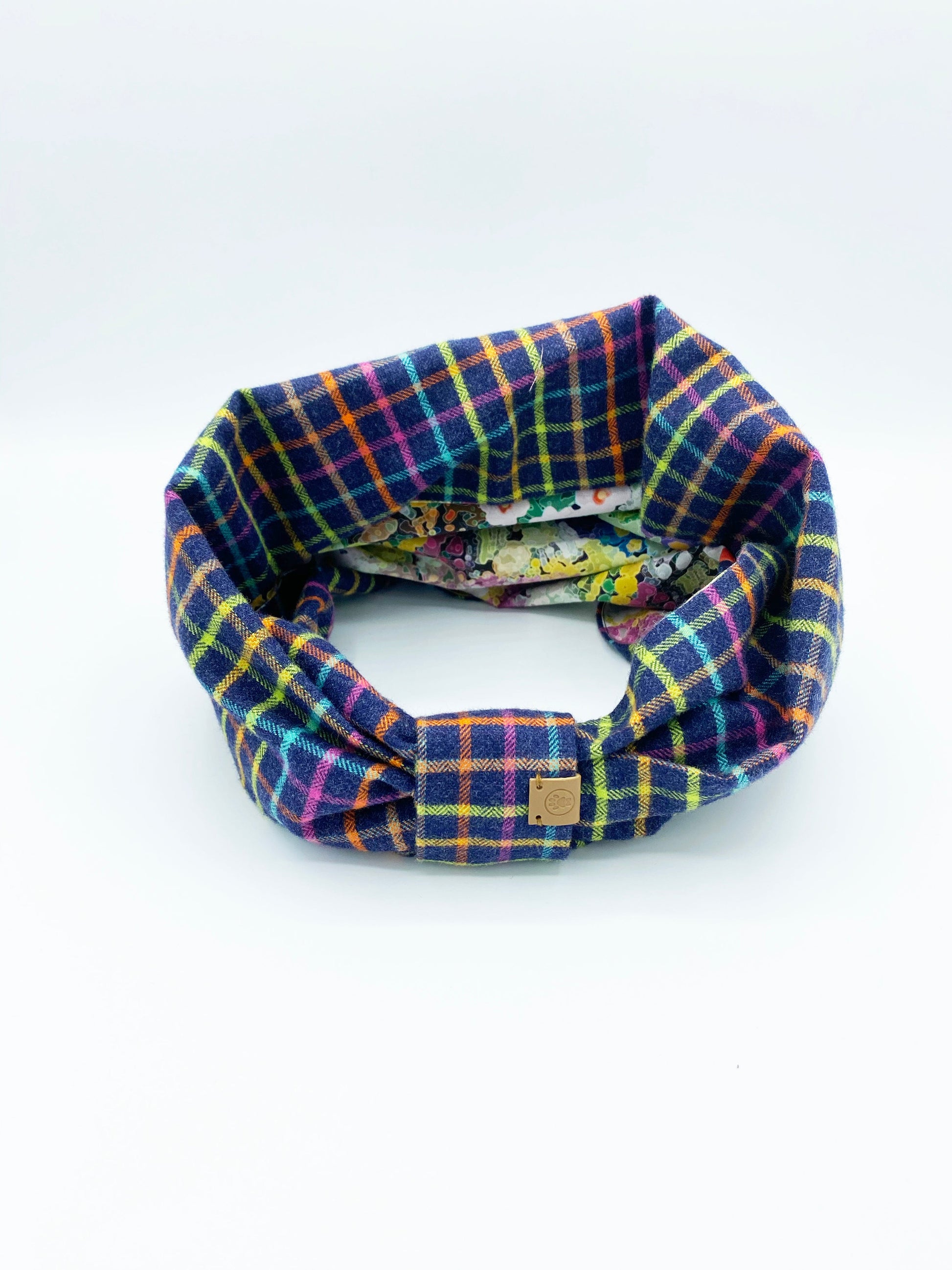 'Brett' Reversible Pet Snood Dog Snood BESPOKE PAWS