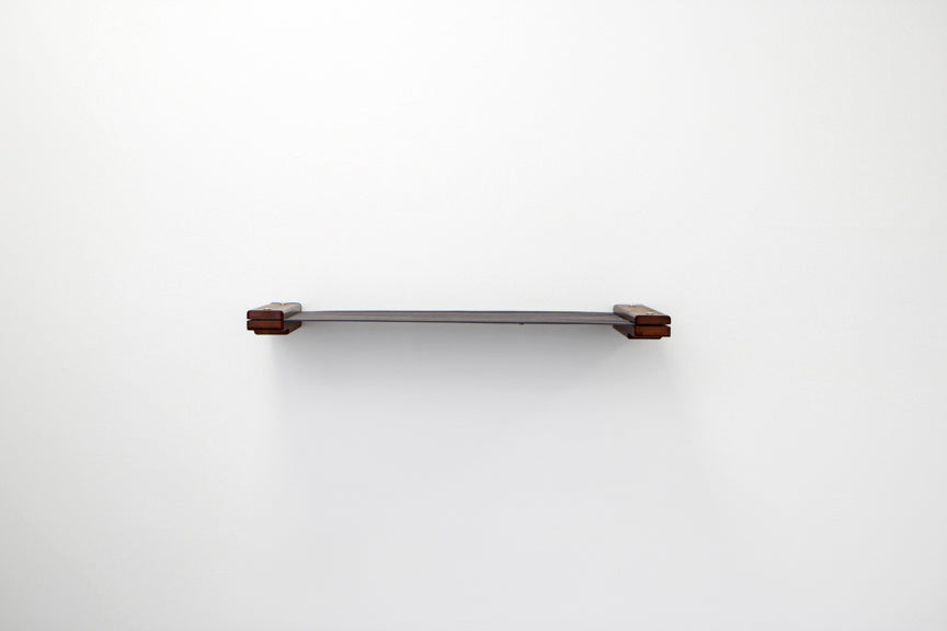 Hanging Cat Bed Hammock English Chestnut Bamboo Charcoal Gray Canvas 26" Cat Hammock Catastrophic Creations