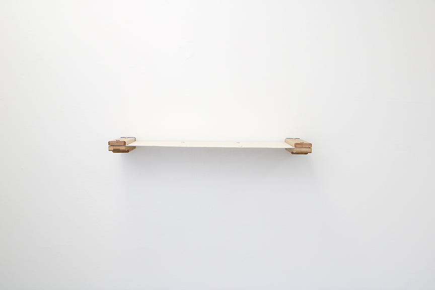 Hanging Cat Bed Hammock Natural Bamboo Natural Canvas 26" Cat Hammock Catastrophic Creations