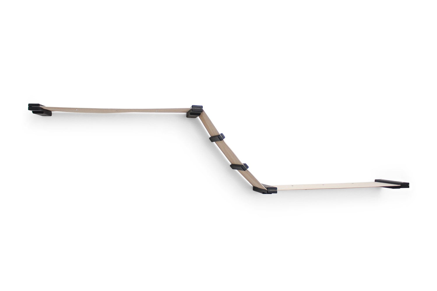 The Raceway - Wall Mounted Cat Hammock Onyx Bamboo Natural Canvas Cat Hammock Catastrophic Creations