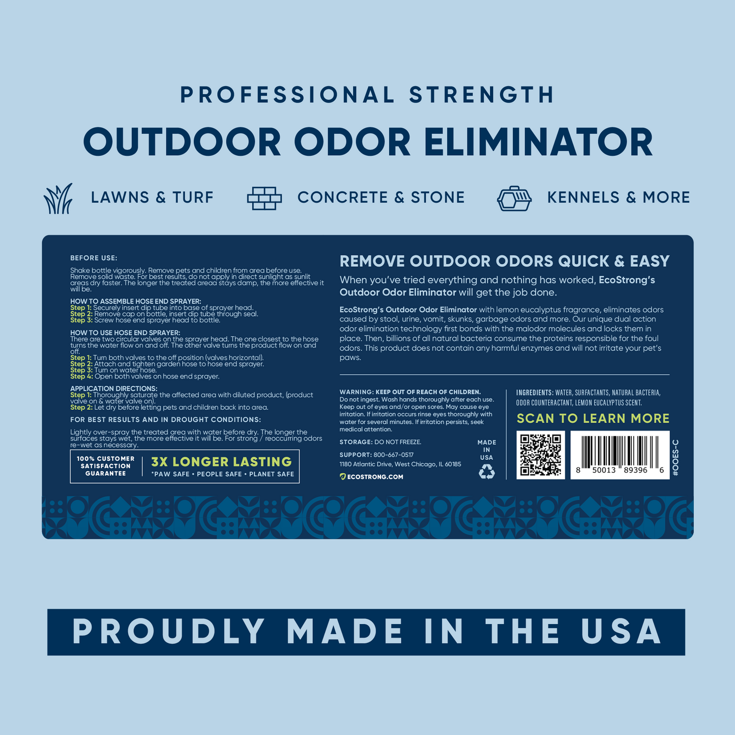 Outdoor Odor Eliminator Pet & Animal > Outdoor Odor EcoStrong
