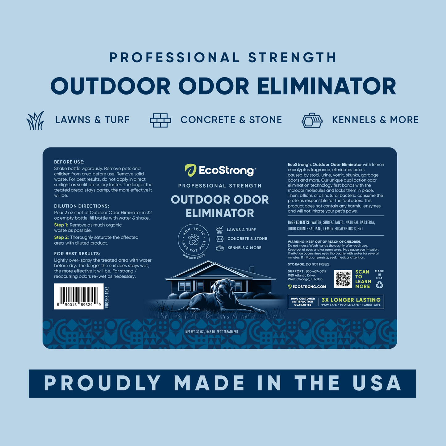 Outdoor Odor Eliminator Pet & Animal > Outdoor Odor EcoStrong